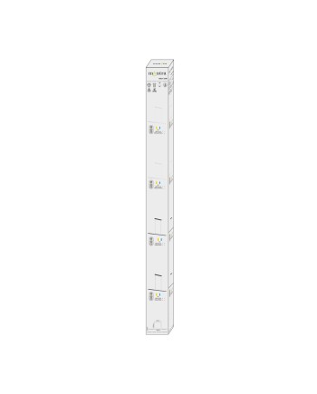 MECA * LÁMPARA LINEAL 28W 4000K NEGRA